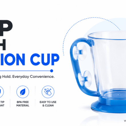 CUP WITH SUCTION CUP