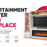 ENTERTAINMENT CENTER WITH FIREPLACE