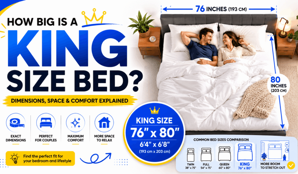 HOW BIG IS A KING SIZE BED